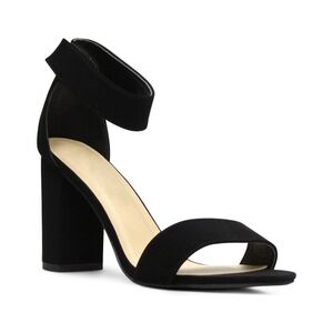 Marco Republic Wide Fit Edmonton Black Chunky Block Heel Size 8